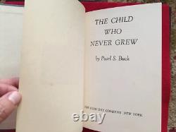Signed Pearl S. Buck Hardcover Book The Child Who Never Grew 1st edition