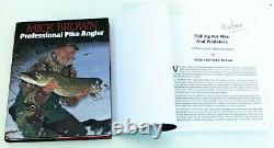Signed Professional Pike Angler Mick Brown Fishing For Pike & Predators Books