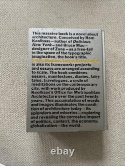 Signed Rem Koolhaas Bruce Mau OMA S, M, L, XL SMLXL Hardcover Book First Edition