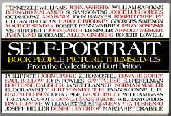 Signed SELF-PORTRAIT Book People Picture Themselves Burt Britton Peter Ustinov
