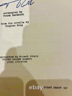 Signed Script Shawshank Redemption Signed by Tim Robbins & Morgan Freeman