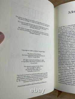 Signed Shirley Temple EASTON PRESS LEATHER HOLLYWOOD MEMOIR Limited Edition Book