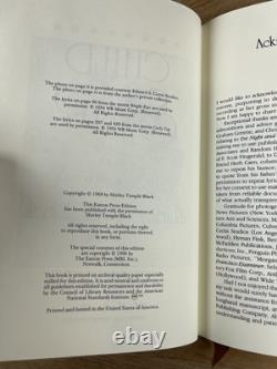 Signed Shirley Temple EASTON PRESS LEATHER HOLLYWOOD MEMOIR Limited Edition Book