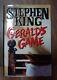 Signed Stephen King Geralds Game. First Edition First Printing 1992. NM