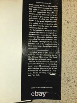 Signed Stephen King the Stand (Uncut US Edition) 1990 Hardback with Jacket