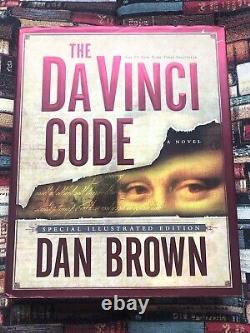 Signed The Da Vinci Code the Illustrated Edition Dan Brown (Hardcover 2004)