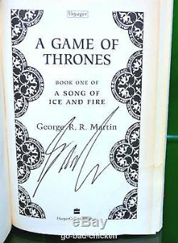 Signed True First Edition A GAME OF THRONES George R R Martin 1996 1st/1st book
