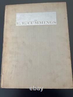 Signed Untitled E. E. Cummings 1930 First Edition 350/451 Book