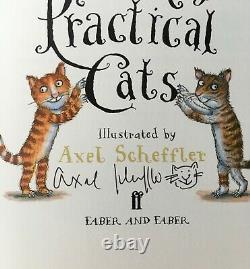 Signed With Doodle Axel Scheffler Old Possum's Book of Practical Cats 1st DJ