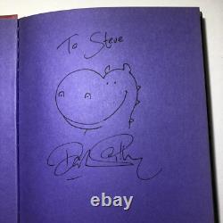 Signed WithIllustration Dav Pilkey Dragon Gets By HC Book 1991 1st Edition DJ