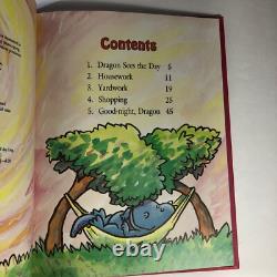 Signed WithIllustration Dav Pilkey Dragon Gets By HC Book 1991 1st Edition DJ