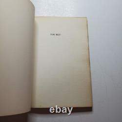 Signed YOU BET! 1st Edition 1st Printing Ted Greenwald PB VTG 1978 Book Poetry