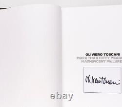 Signed by OLIVIERO TOSCANI 2015 book MAGNIFICENT FAILURES Colors BENETTON Rare