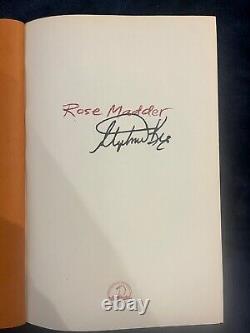 Signed copy of Rose Madder by Stephen King (True U. S. 1st Edition, 1st Print)