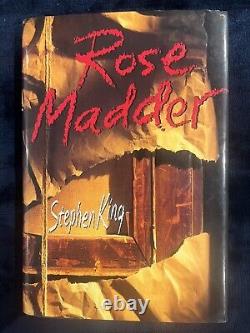 Signed copy of Rose Madder by Stephen King (True U. S. 1st Edition, 1st Print)