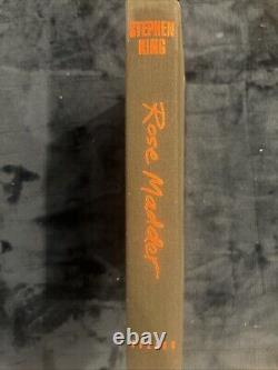 Signed copy of Rose Madder by Stephen King (True U. S. 1st Edition, 1st Print)