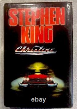 Signed copy of Stephen King Christine 1983 Book Club HB DJ