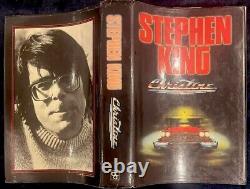 Signed copy of Stephen King Christine 1983 Book Club HB DJ