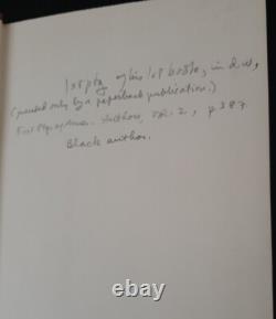 Signed first edition book