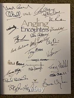 Signed x 24 ANGLING ENCOUNTERS Limited Edition Fishing Book Carp Barbel Redmire