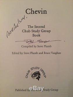 Signed x2 CHEVIN Limited Edition Fishing Book CHUB STUDY GROUP 386/700 no Barbel