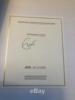 Six String Stories Eric Clapton Limited Edition Book. Signed by Eric Clapton