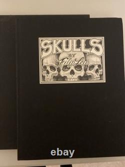 Skulls By Filip Leu Tattoo Hardcover Book signed limited edition