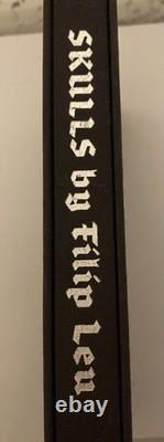 Skulls By Filip Leu Tattoo Hardcover Book signed limited edition