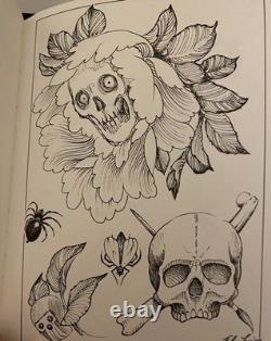 Skulls By Filip Leu Tattoo Hardcover Book signed limited edition