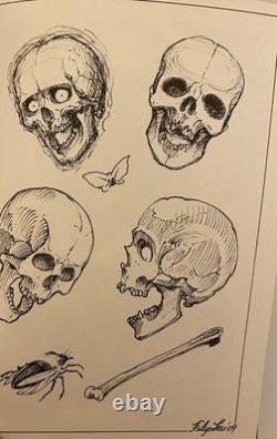 Skulls By Filip Leu Tattoo Hardcover Book signed limited edition