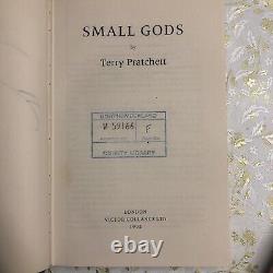 Small Gods Terry Pratchett 1st Edition Signed Gollancz Hardcover book
