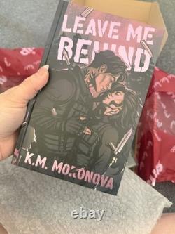 Smut & Sip Leave Me Behind by K M Moronova Signed special Exclusive Edition