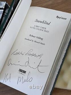 Snow Blind Signed Damien Hirst art book ltd edition of 1000 rare