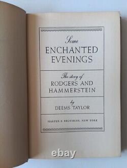 Some Enchanted Evenings Book Signed By Richard Rodgers & Oscar Hammerstein Jsa