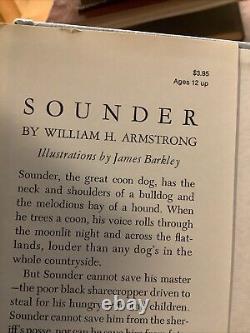 Sounder By William Armstrong First Edition First Printing Signed By Armstrong