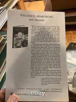 Sounder By William Armstrong First Edition First Printing Signed By Armstrong