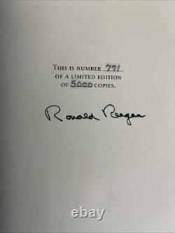Speaking My Mind Ronald Reagan Signed Limited Edition Copy 771 Leather Book