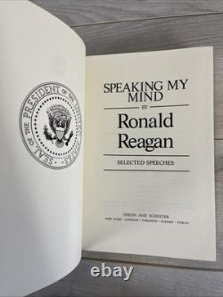 Speaking My Mind Ronald Reagan Signed Limited Edition Copy 771 Leather Book