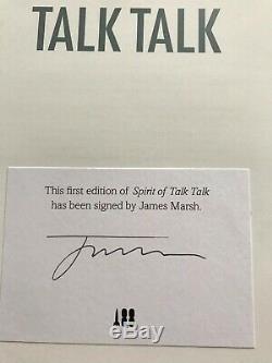 Spirit Of Talk Talk James Marsh Book Signed 1 St Edition