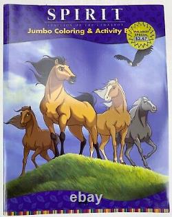 Spirit Stallion Cimarron Sticker Book & Coloring & Activity Paperback Signed