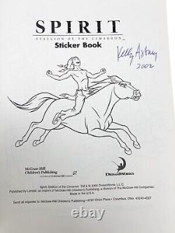 Spirit Stallion Cimarron Sticker Book & Coloring & Activity Paperback Signed