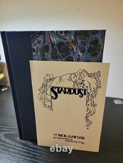Stardust by Neil Gaiman, Lyra's Books signed limited slipcase edition in blue