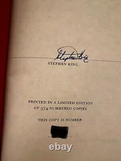 Stephen King LATER Signed Autographed Limited Edition RARE Numbered /374 Book