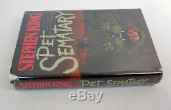 Stephen King Signed Autograph Pet Sematary 1st Edition/1st Printing Y38 HC Book