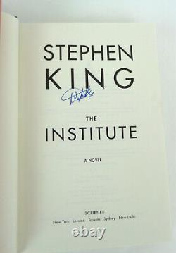 Stephen King Signed Autograph The Institute 1st Edition/1st Print HC Book