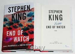 Stephen King Signed End Of Watch First 1st Edition Hardcover Hc Book +jsa Coa