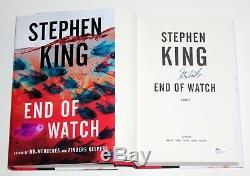 Stephen King Signed End Of Watch First 1st Edition Hardcover Hc Book +jsa Coa