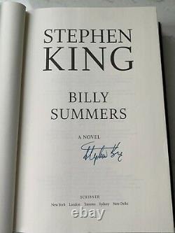 Stephen King Signed'billy Summers' 1st/1st Edition Printing Hc Book Coa