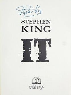 Stephen King Signed'it' 1st/1st Edition Printing Hardcover Hc Book