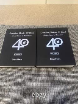Steve Forte Gambling Sleight of Hand (2nd Edition) SIGNED Rare Magic Book